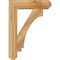 Ekena Millwork Imperial Craftsman Rough Sawn Bracket, Western Red Cedar, 4"W x 20"D x 28"H BKT04X20X28IMP04RWR - alternate 3